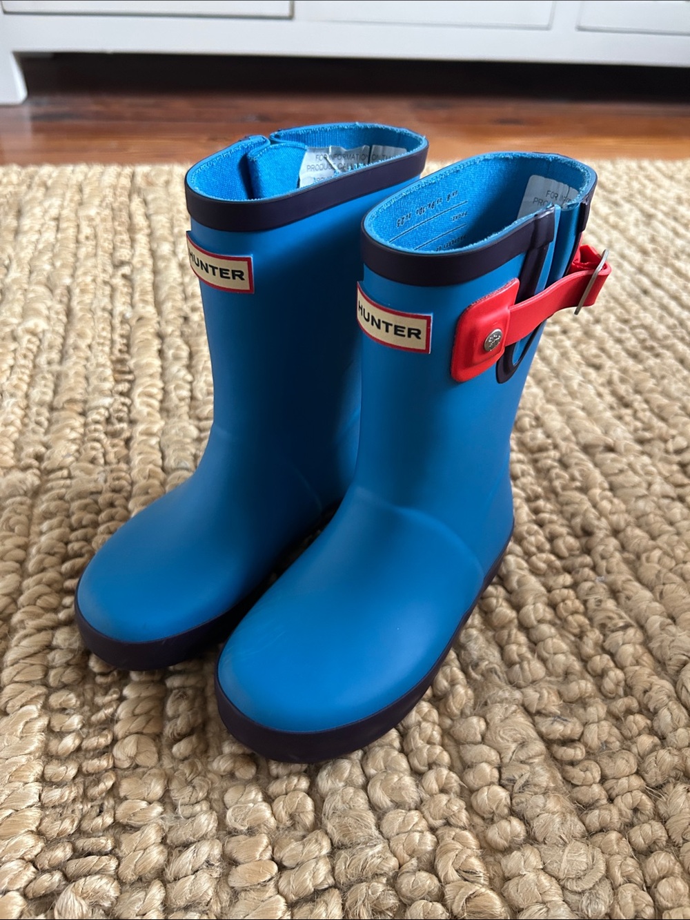 Buckle Strap Rain Boot - Hunter